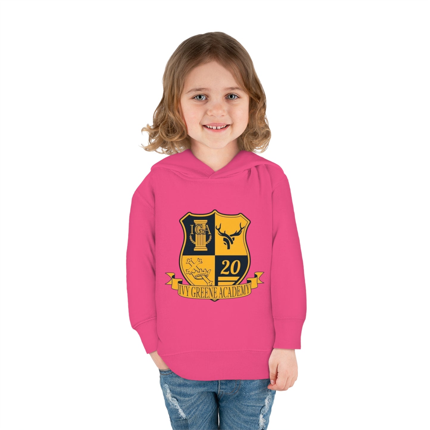 Ivy Greene logo Toddler Pullover Fleece Hoodie