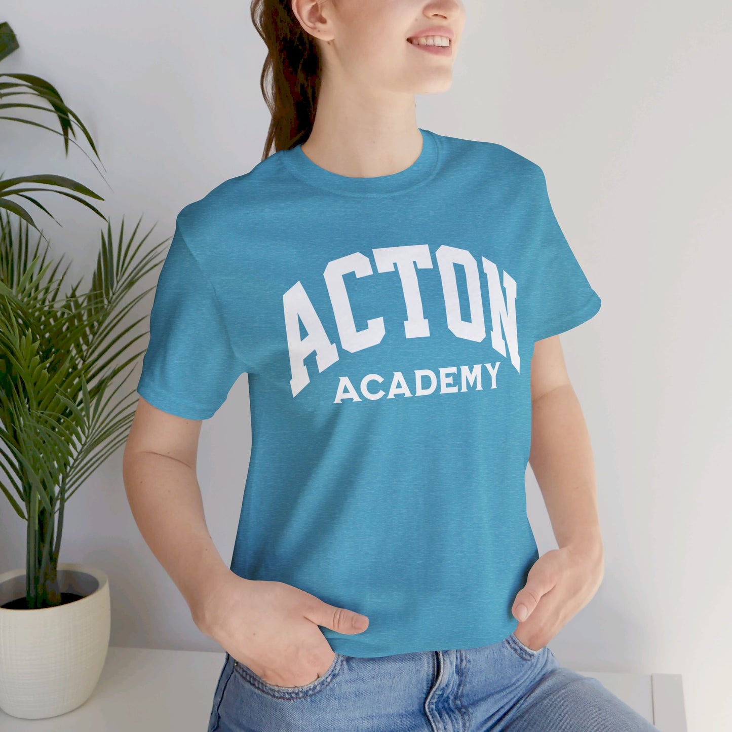 Acton Academy Plain Unisex Jersey Short Sleeve Tee