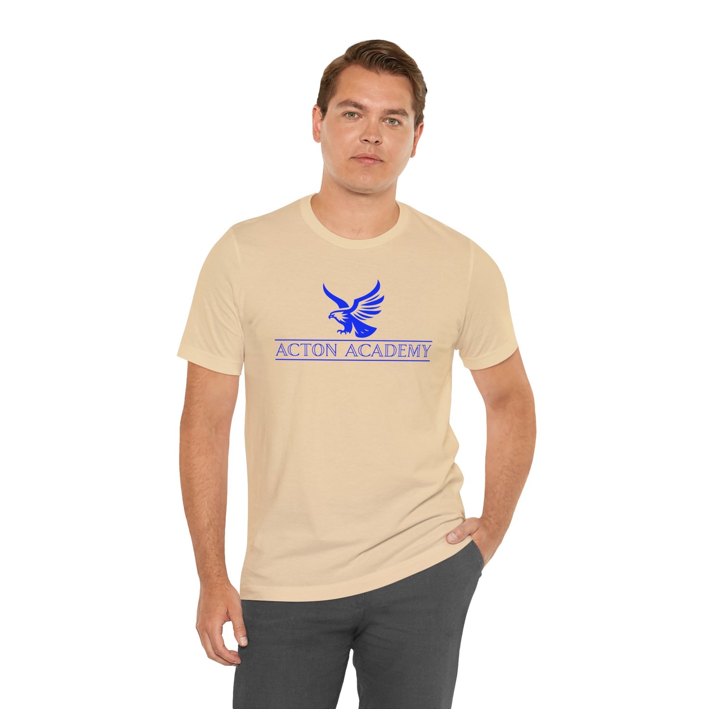 Acton Blue Logo Unisex Jersey Short Sleeve Tee