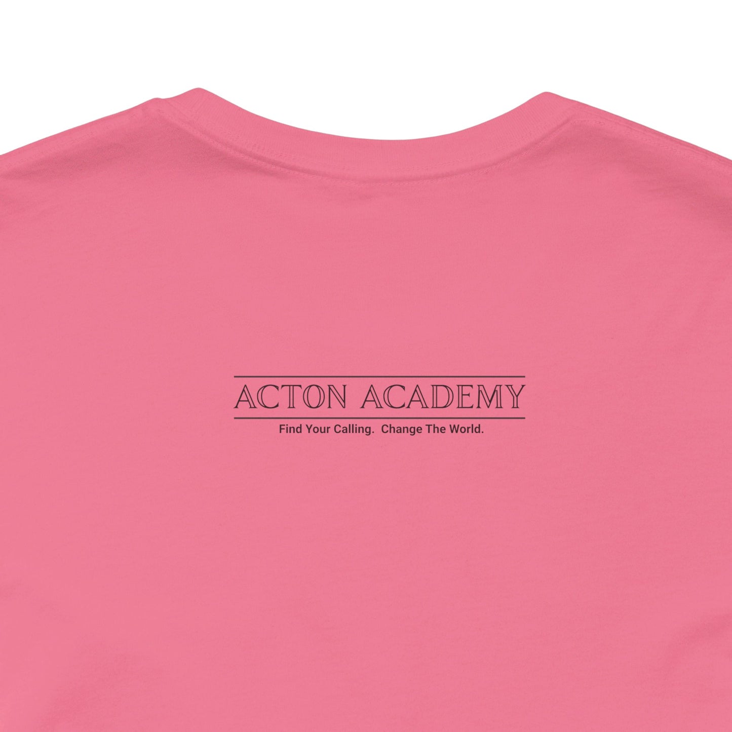 Acton Academy Purple Striped Unisex Jersey Short Sleeve Tee