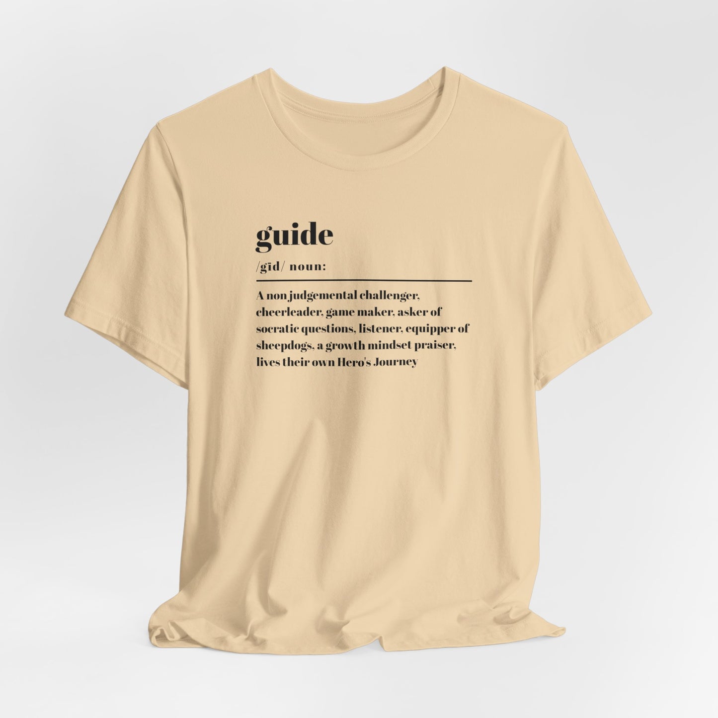 Guide definition w/back Unisex Jersey Short Sleeve Tee