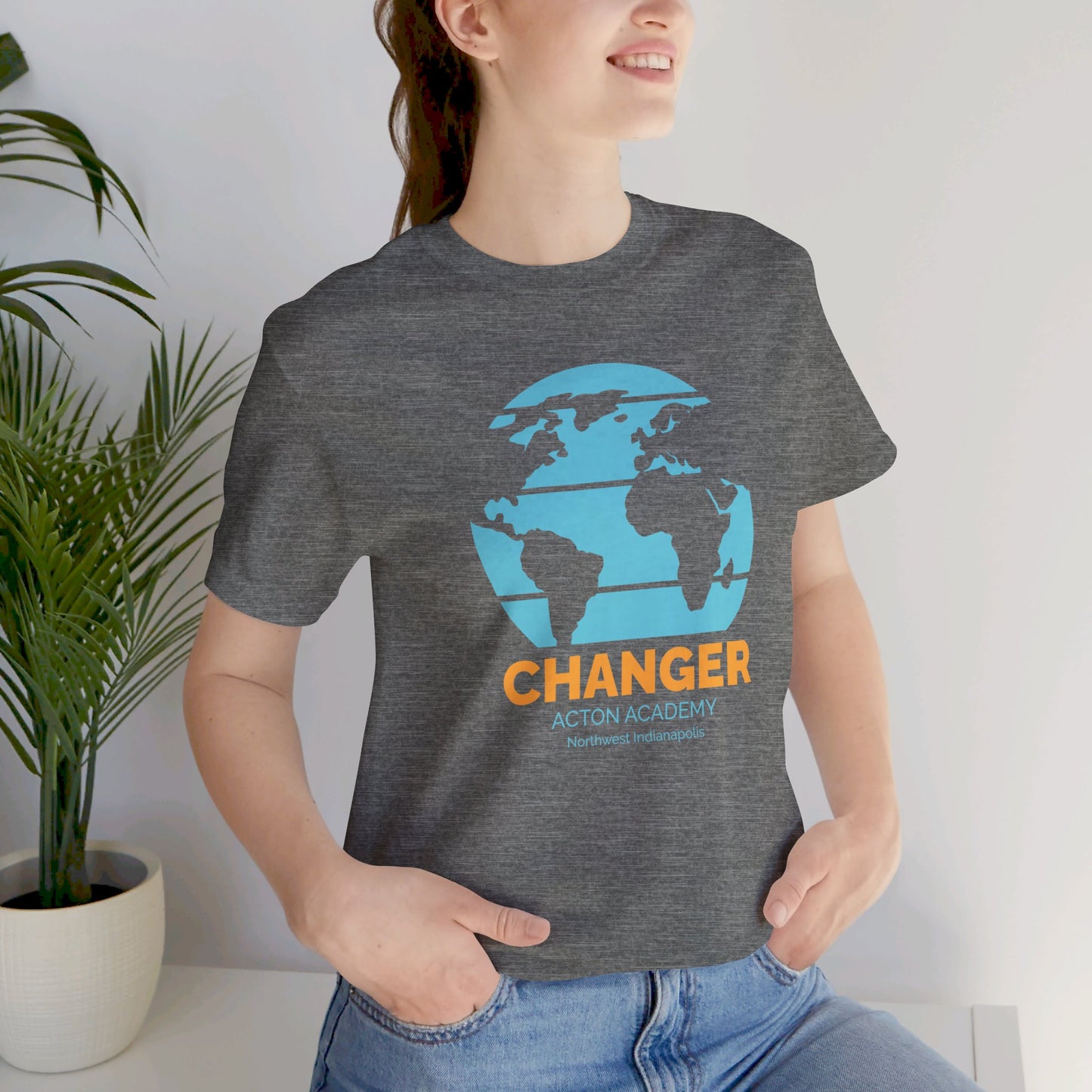 Acton NW Indy World Changer Unisex Jersey Short Sleeve Tee