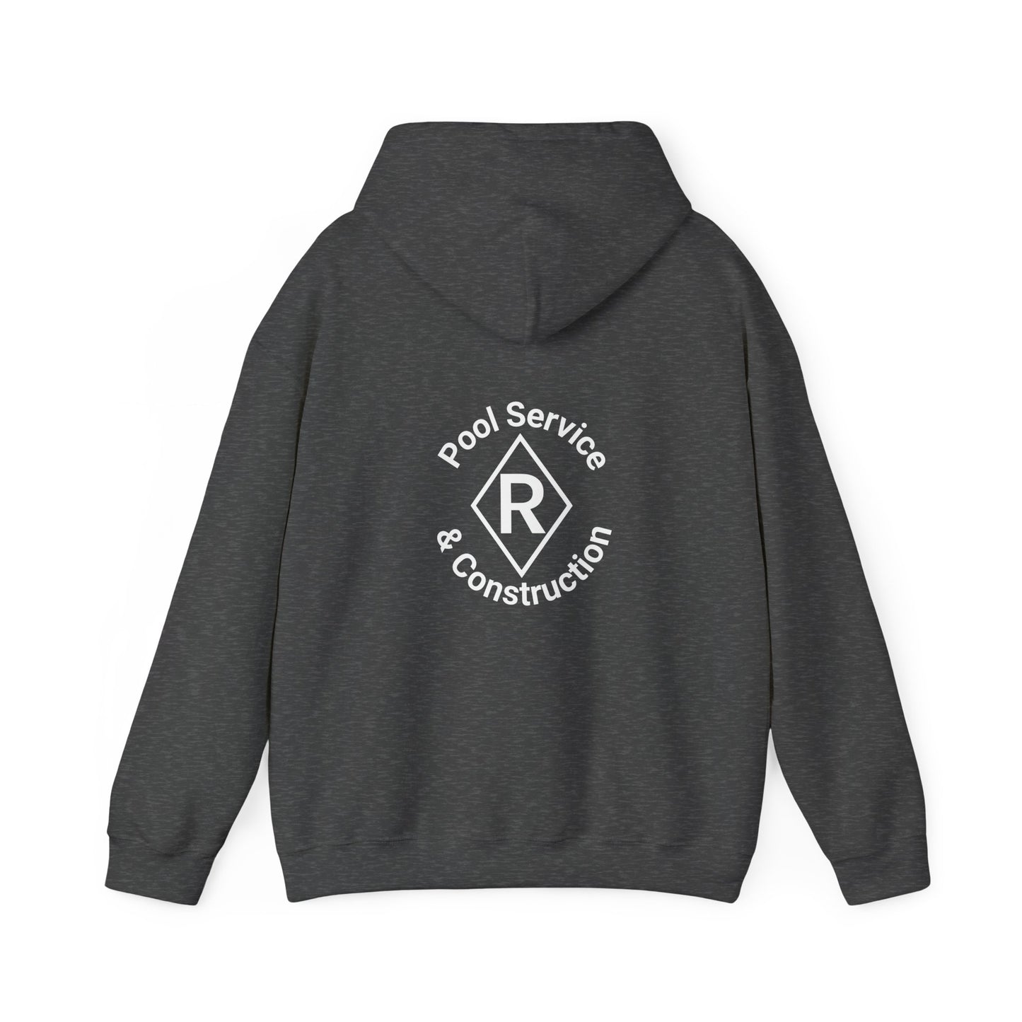 Diamond R Pools Black Unisex Heavy Blend™ Hooded Sweatshirt