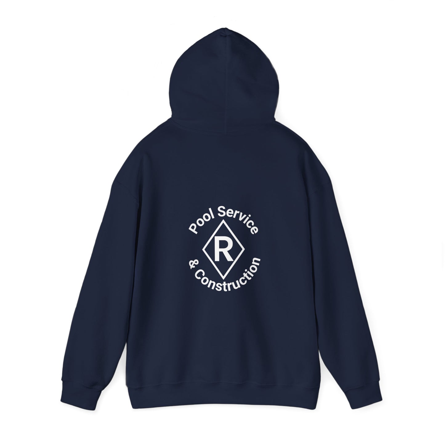Diamond R Pools Black Unisex Heavy Blend™ Hooded Sweatshirt