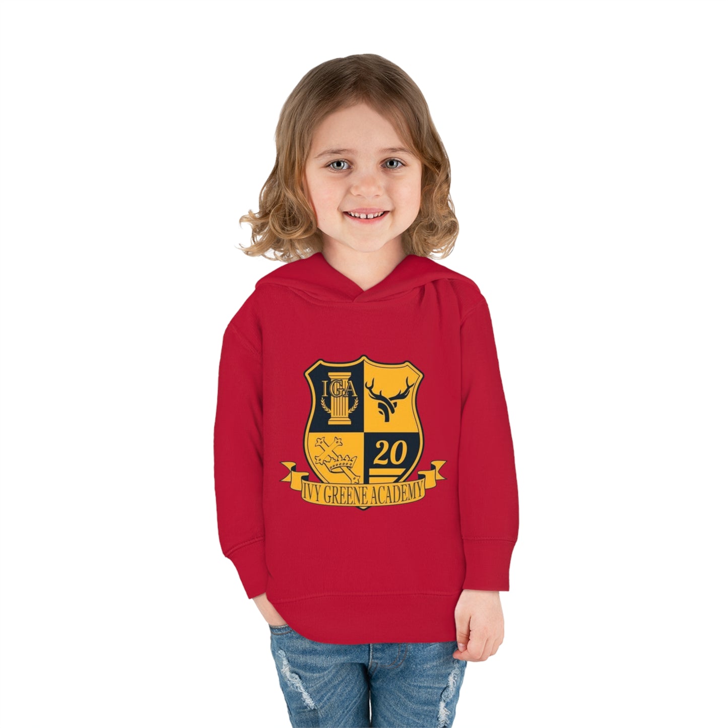 Ivy Greene logo Toddler Pullover Fleece Hoodie