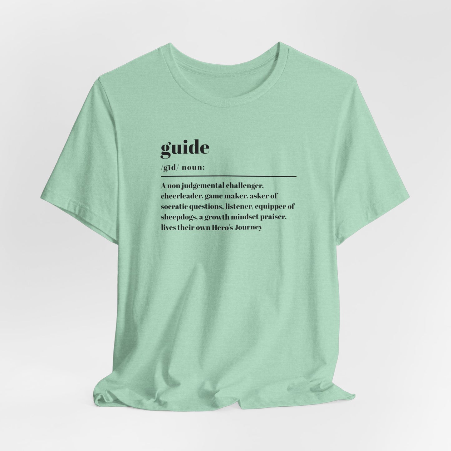 Guide definition w/back Unisex Jersey Short Sleeve Tee