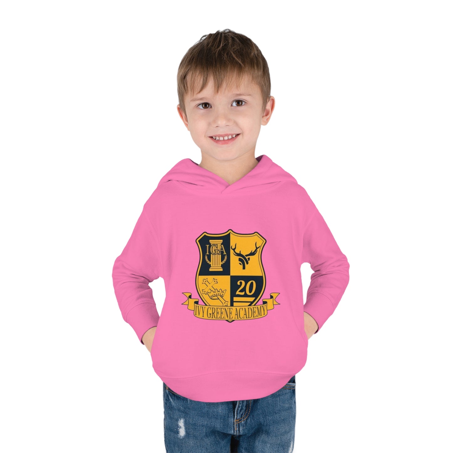 Ivy Greene logo Toddler Pullover Fleece Hoodie