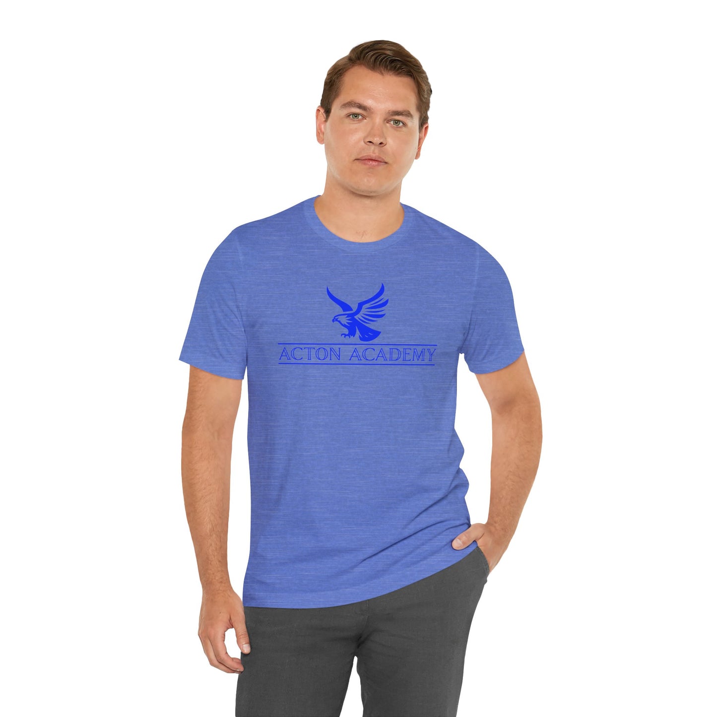 Acton Blue Logo Unisex Jersey Short Sleeve Tee
