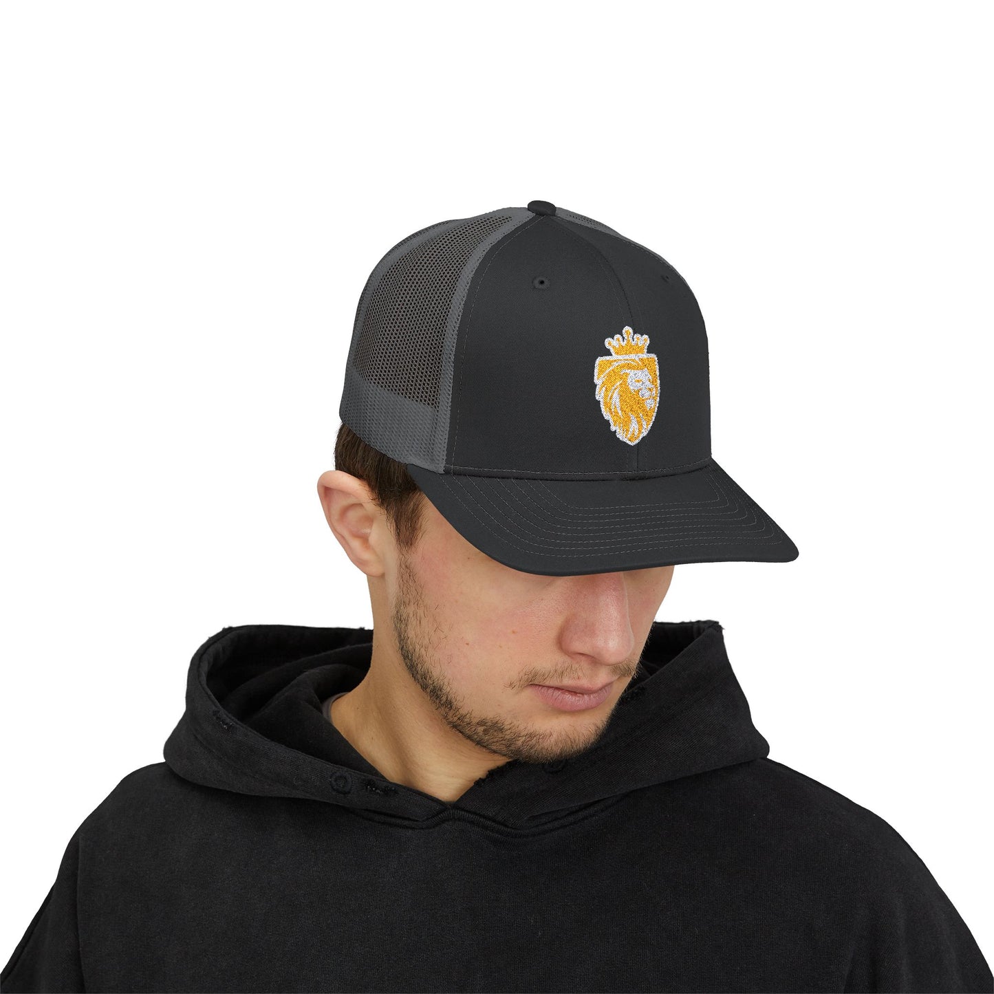 Acton Lion's Head Snapback Trucker Cap