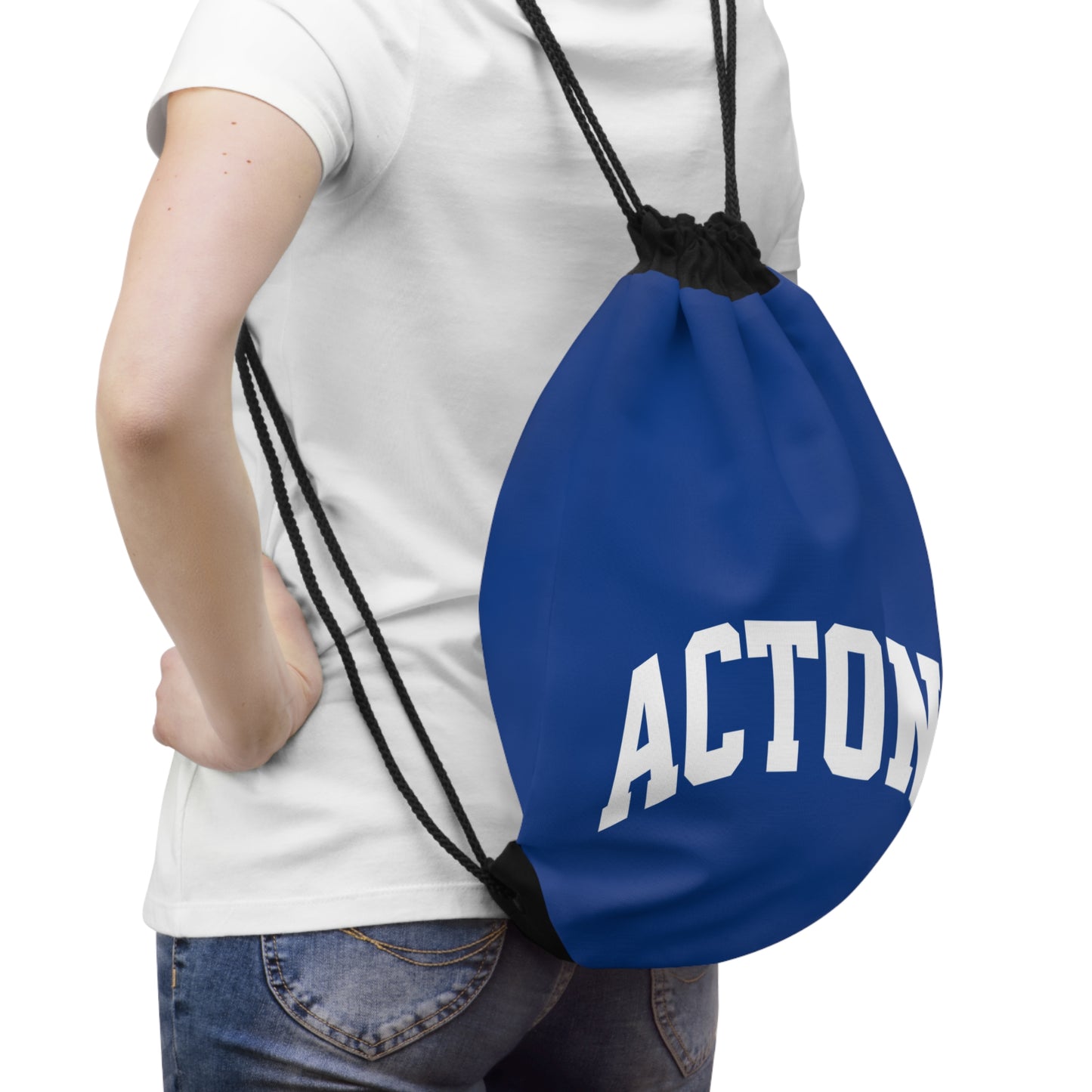 Custom Logo Drawstring Bag for Active Lifestyle and School Events