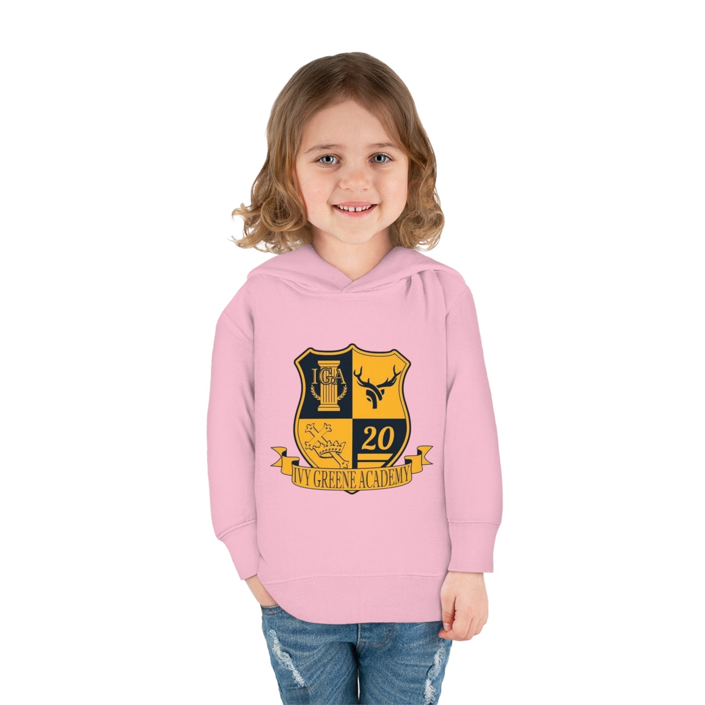 Ivy Greene logo Toddler Pullover Fleece Hoodie