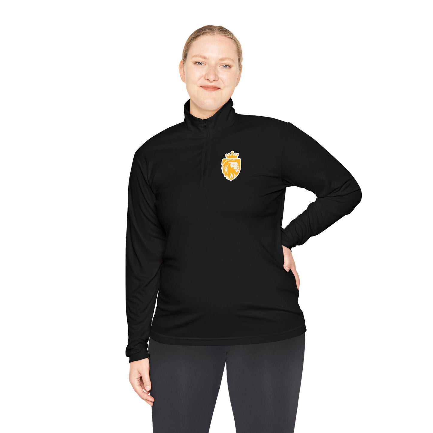 Acton King's Academy Lion's Head Unisex Quarter-Zip Pullover