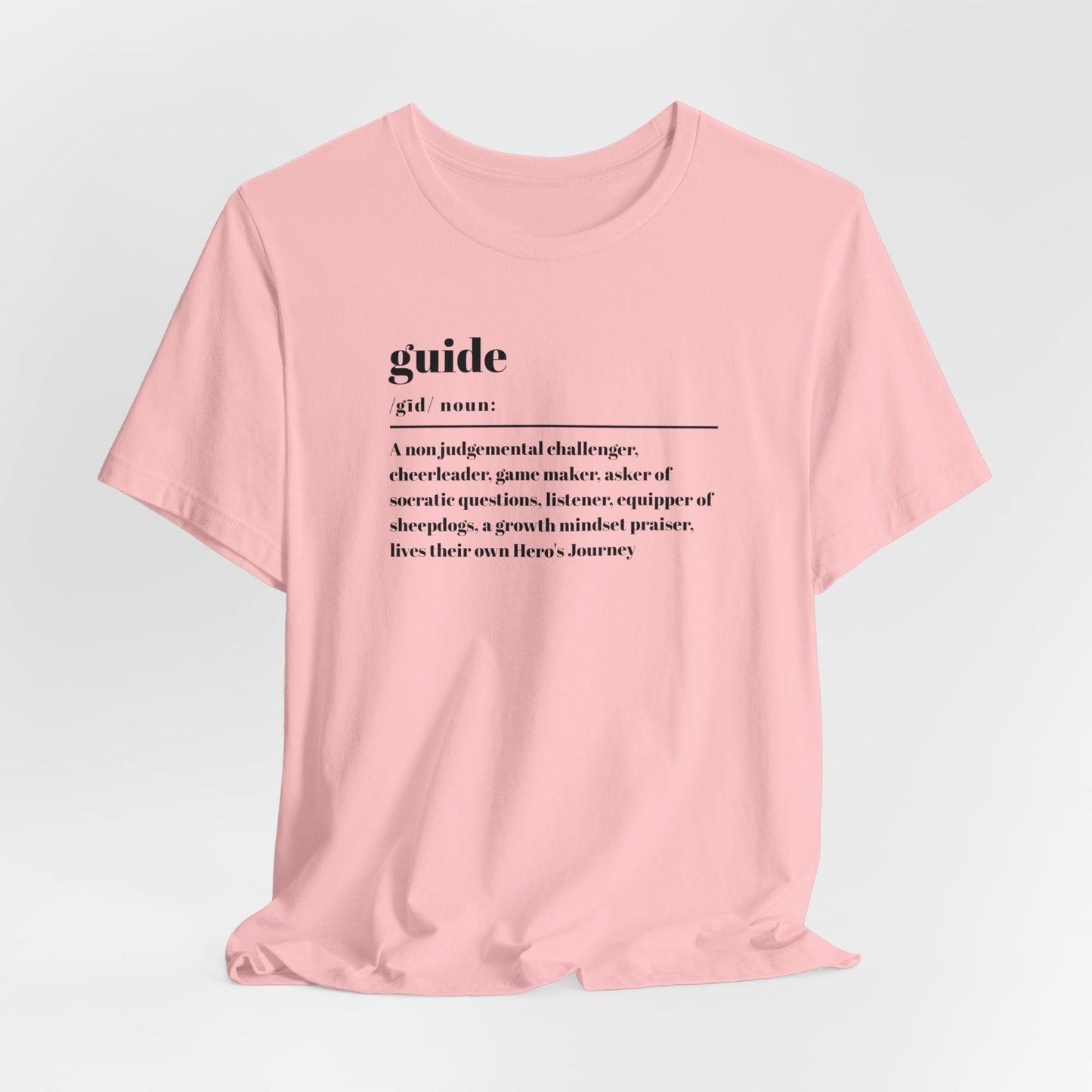 Guide definition w/back Unisex Jersey Short Sleeve Tee