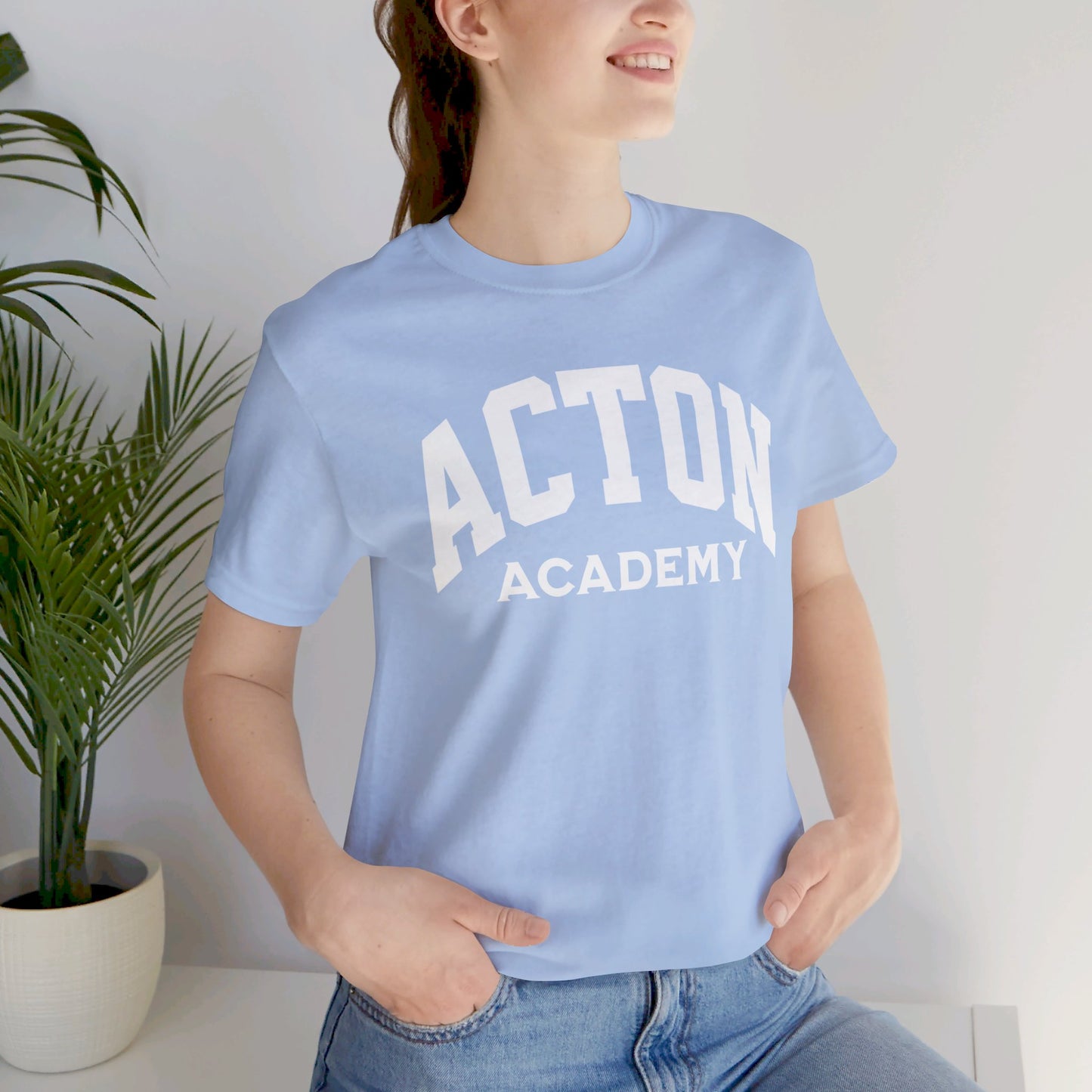 Acton Academy Plain Unisex Jersey Short Sleeve Tee