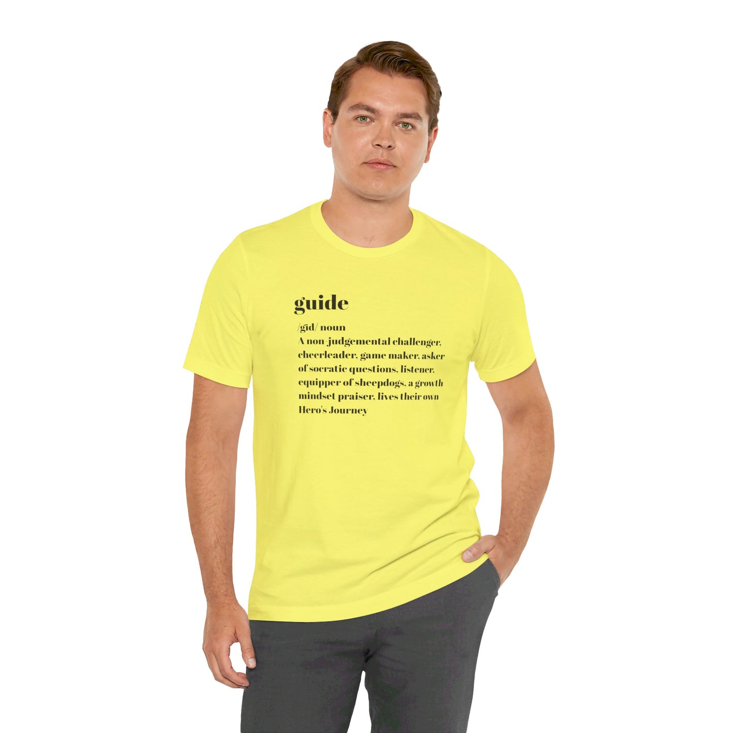 Guide definition Unisex Jersey Short Sleeve Tee