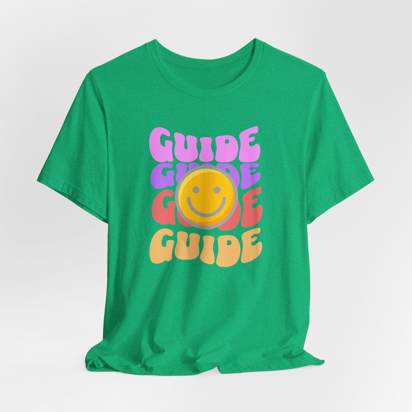 Guide with Smiley face Unisex Jersey Short Sleeve Tee