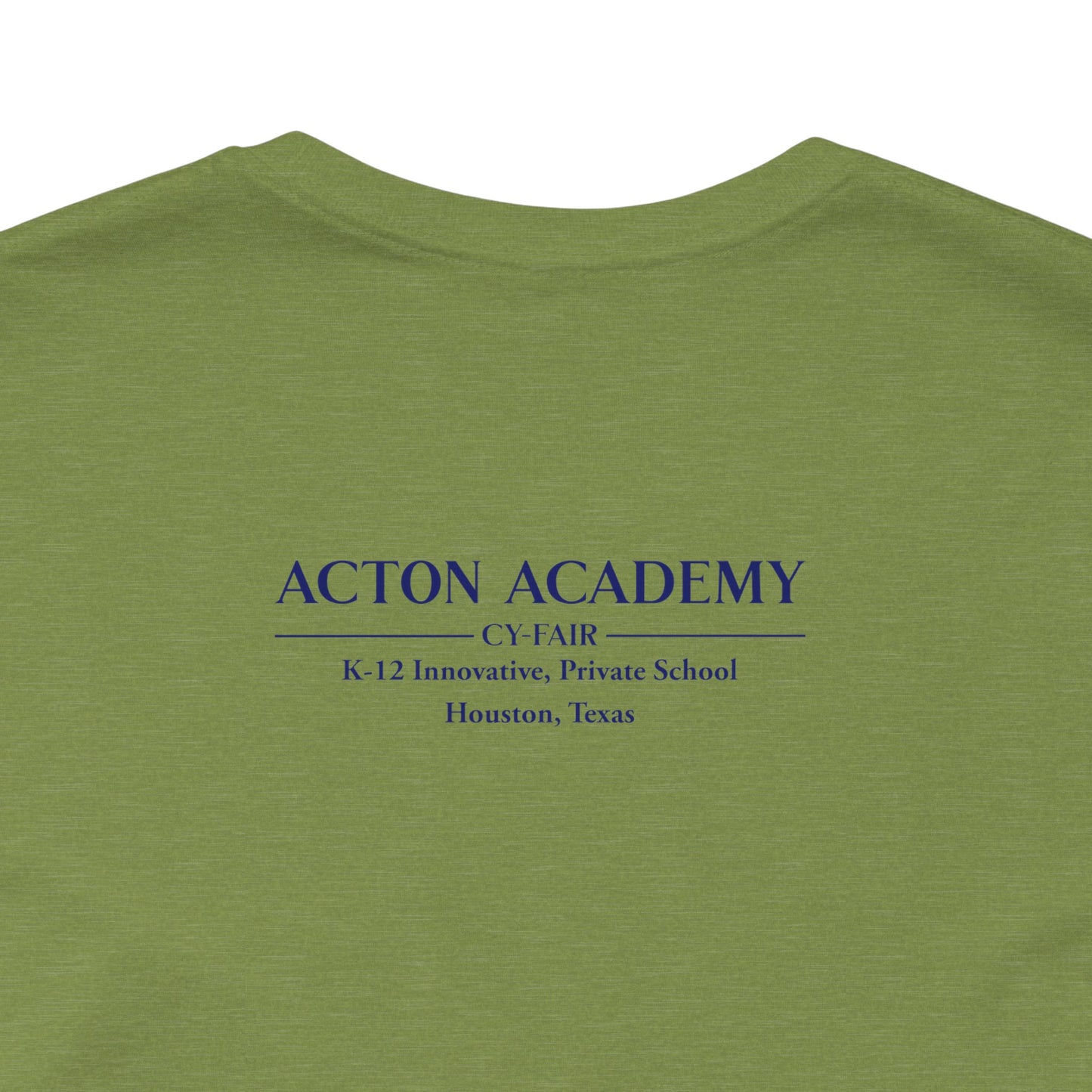 Hero's Journey Line Drawing with Acton CyFair Unisex Jersey Short Sleeve Tee