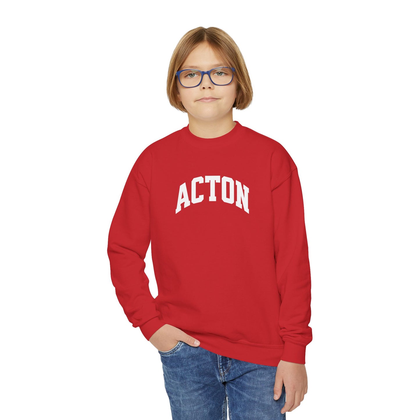 Simple Acton Youth Crewneck Sweatshirt