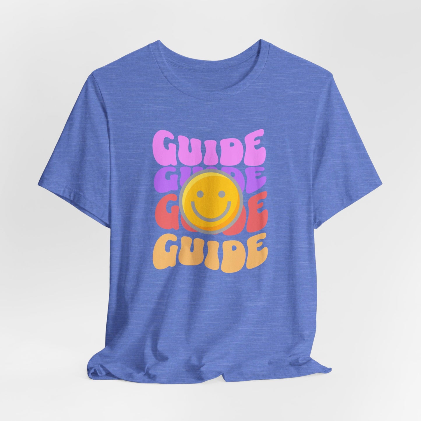 Guide with Smiley face Unisex Jersey Short Sleeve Tee