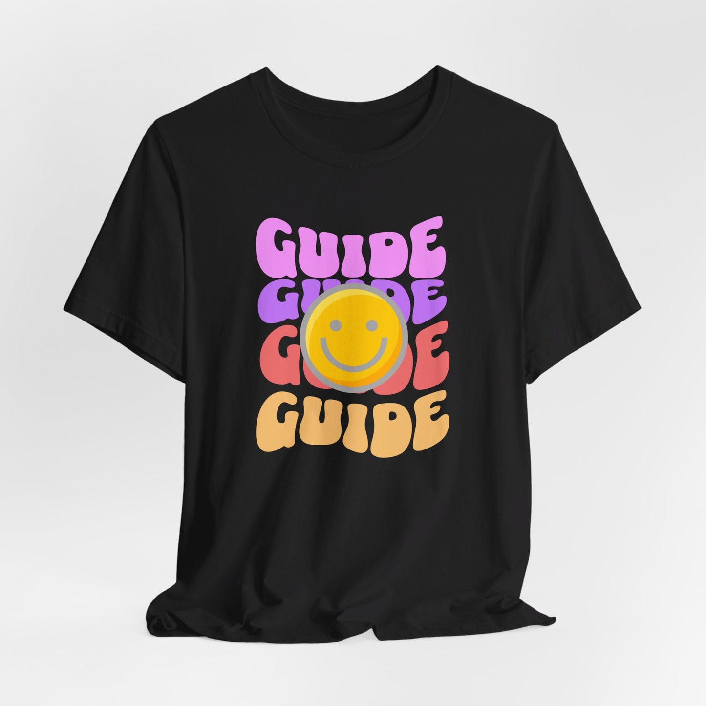 Guide with Smiley face Unisex Jersey Short Sleeve Tee