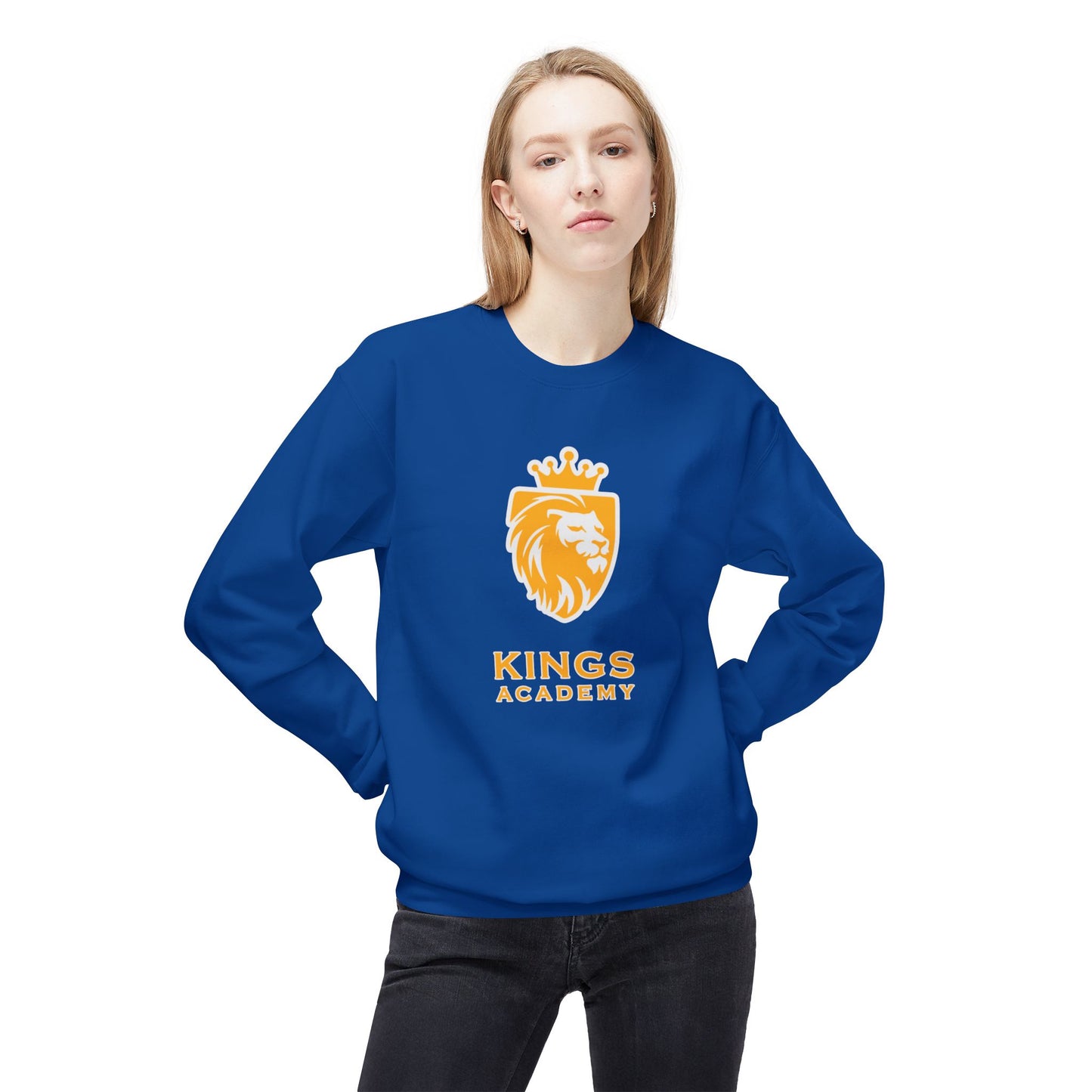 Acton King's Academy Unisex Midweight Softstyle Fleece Crewneck Sweatshirt