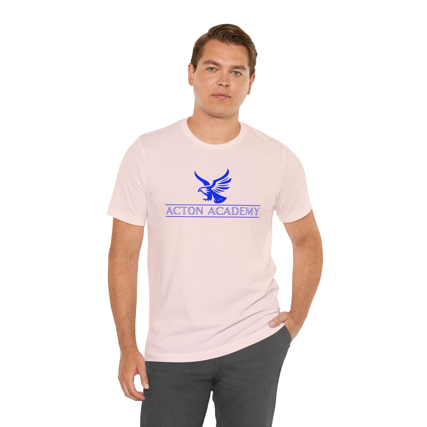 Acton Blue Logo Unisex Jersey Short Sleeve Tee
