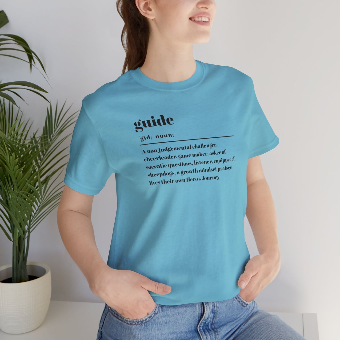 Guide definition w/back Unisex Jersey Short Sleeve Tee