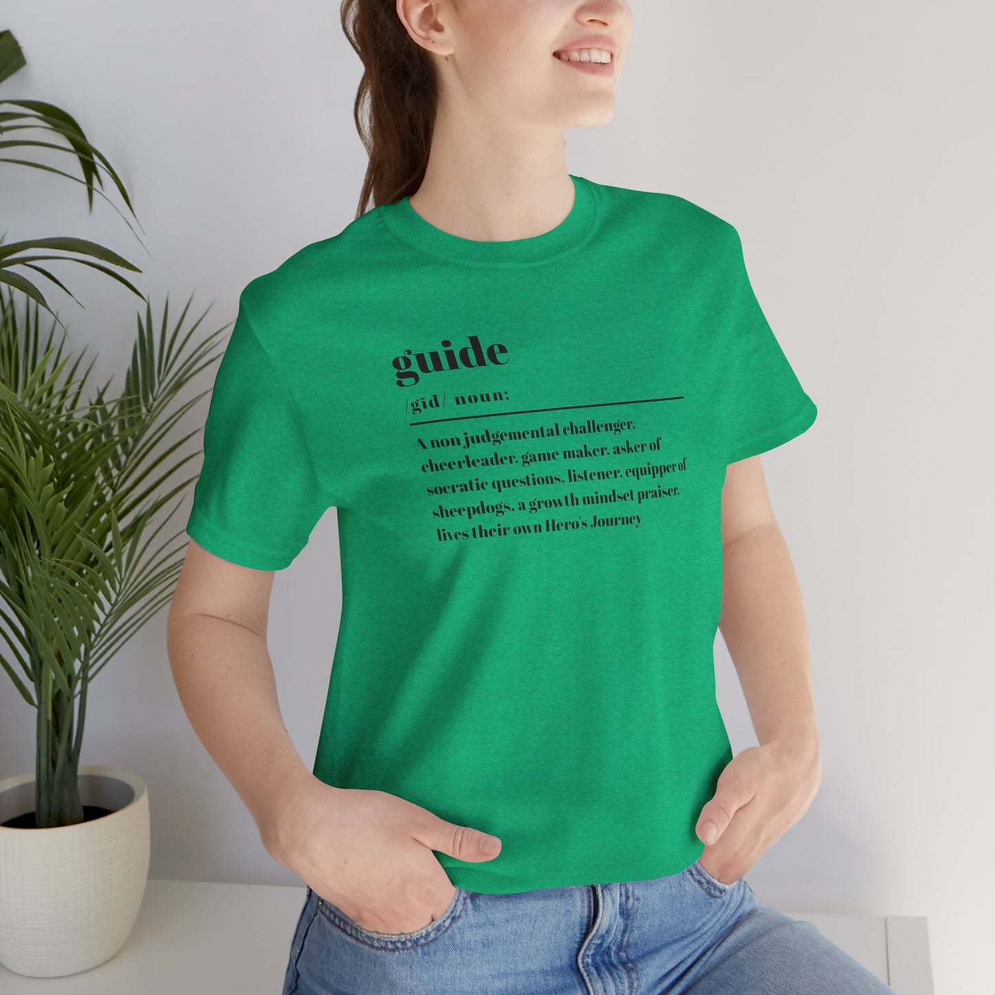 Guide definition w/back Unisex Jersey Short Sleeve Tee