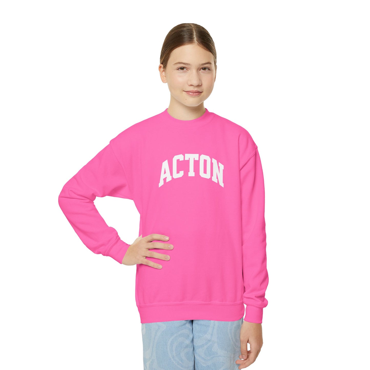 Simple Acton Youth Crewneck Sweatshirt