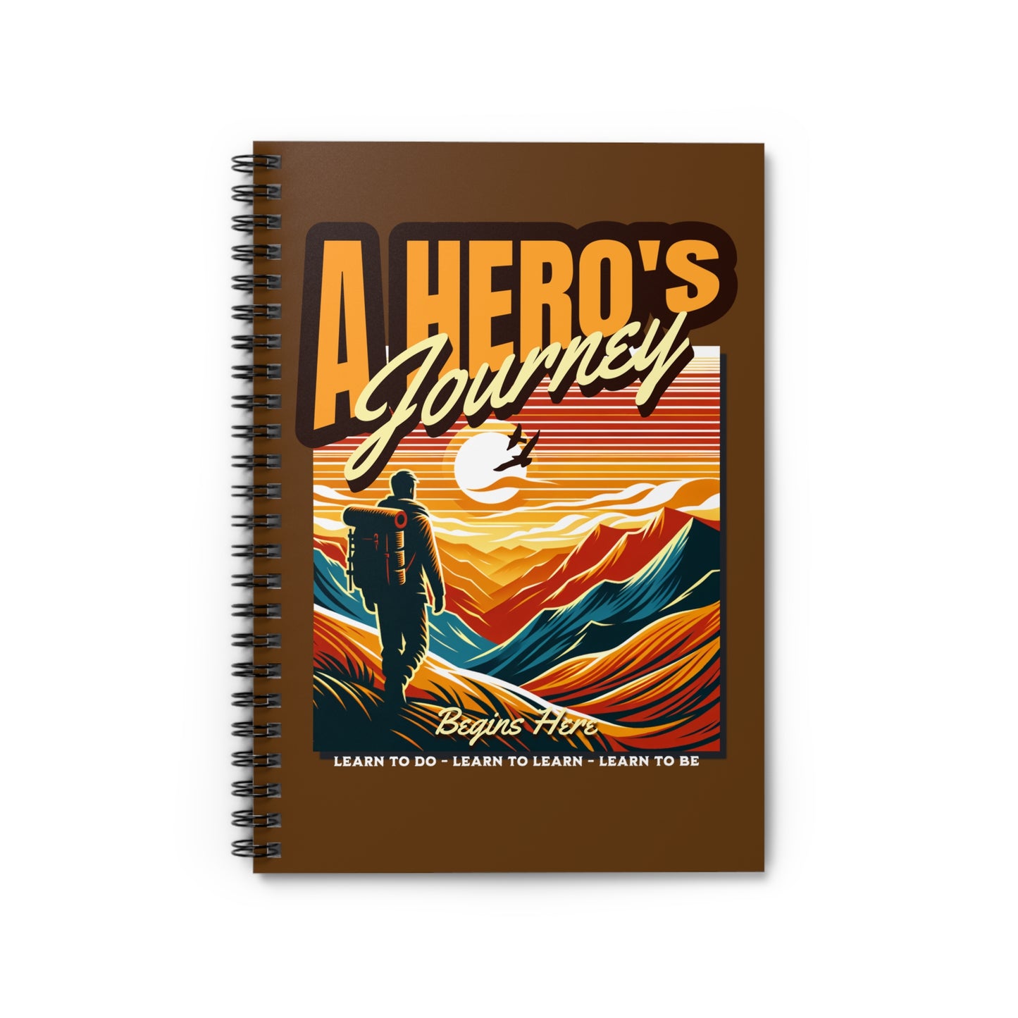 A Hero's Journey Spiral Notebook - Ruled Line