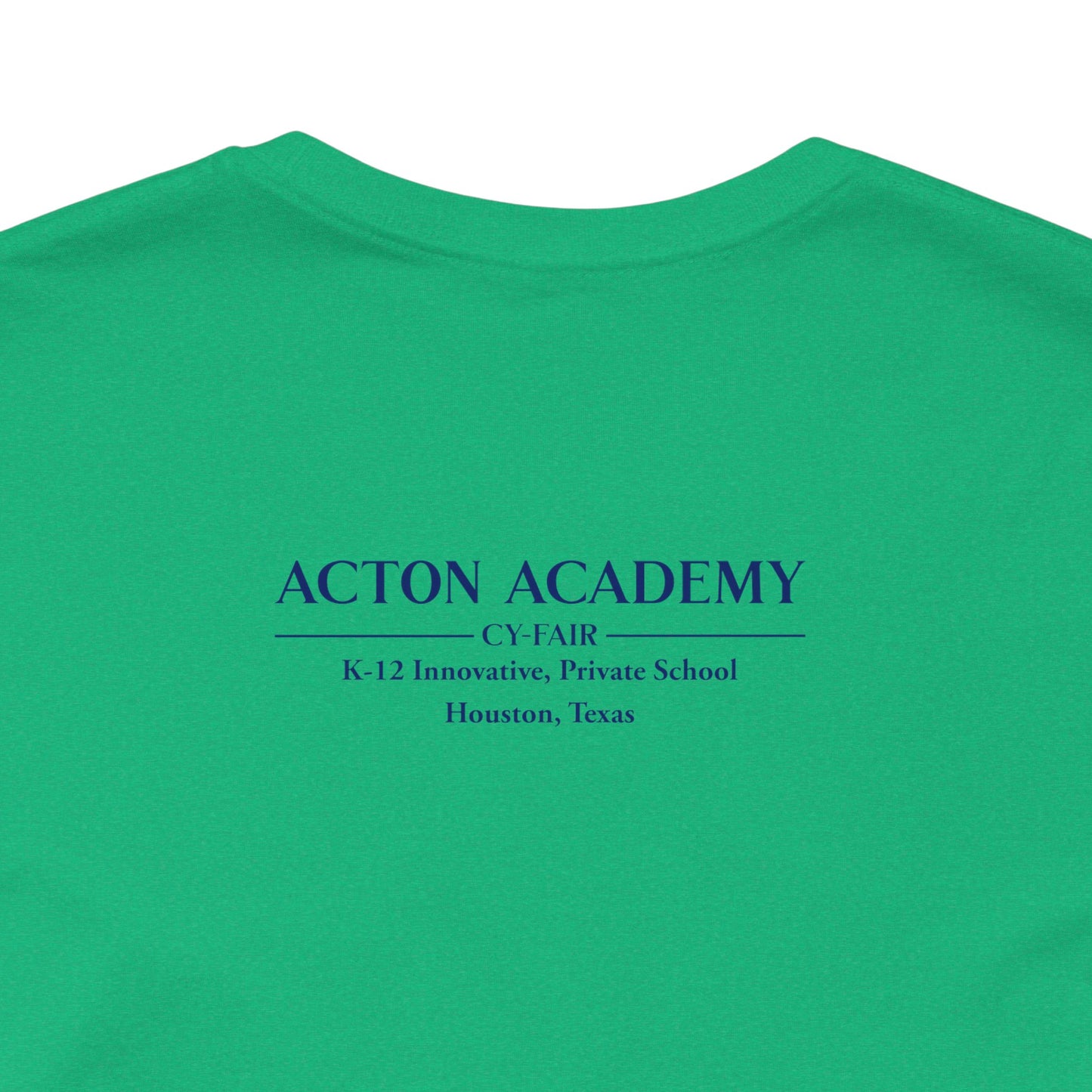 Hero's Journey Line Drawing with Acton CyFair Unisex Jersey Short Sleeve Tee