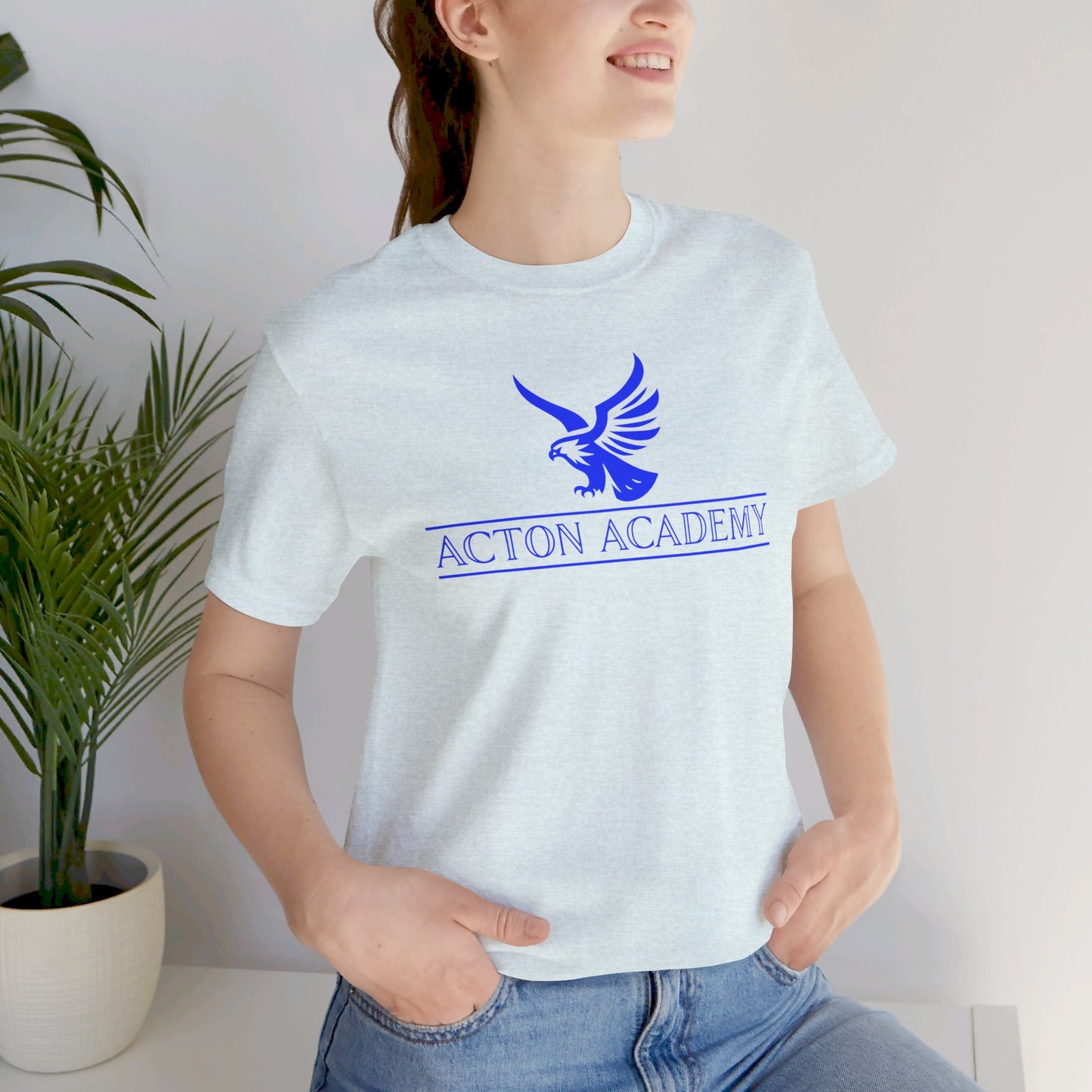 Acton Blue Logo Unisex Jersey Short Sleeve Tee