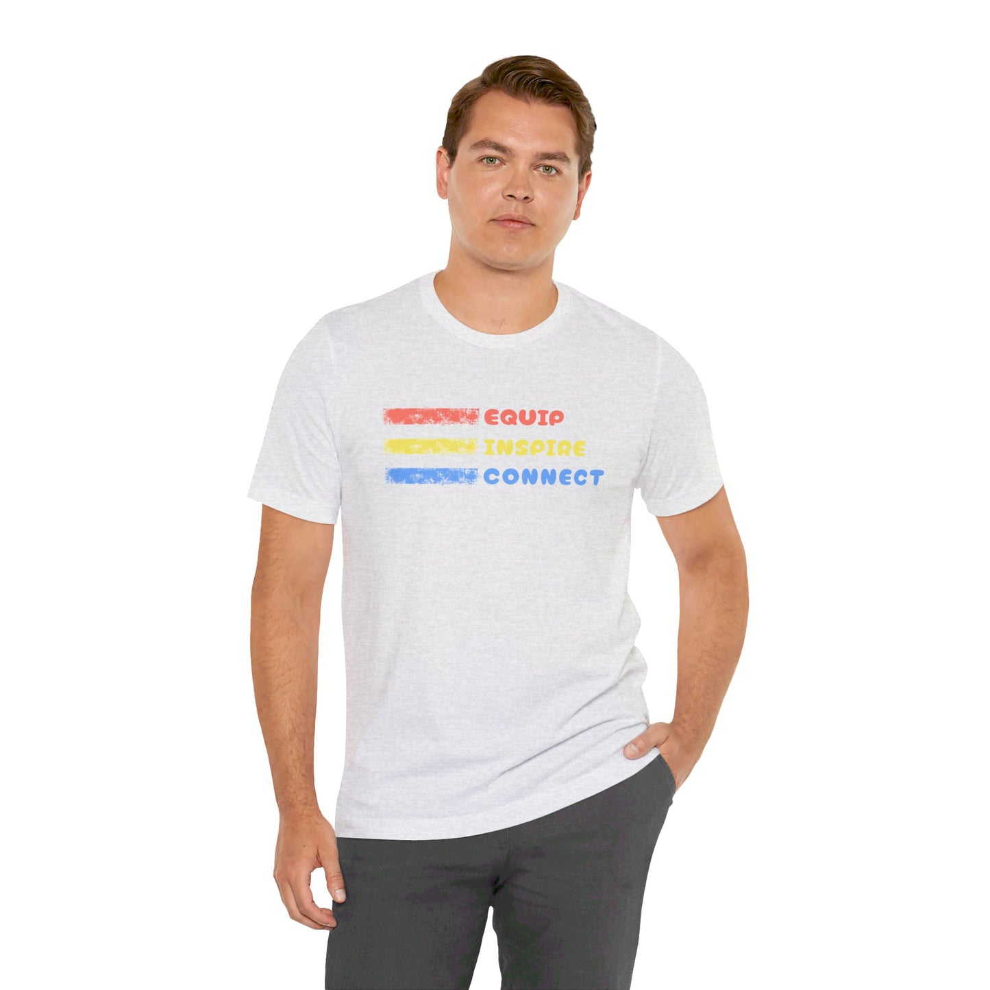 Equip, Inspire, Connect, Unisex T-shirt