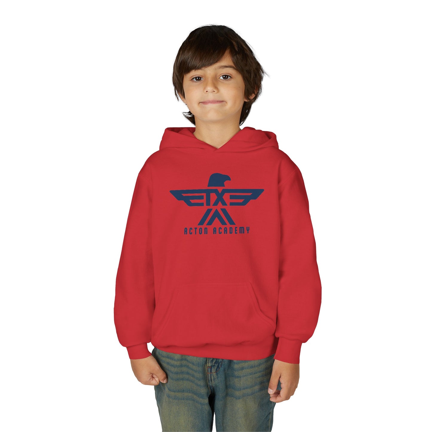 Acton CyFair Retro logo Youth Heavy Blend Hooded Sweatshirt