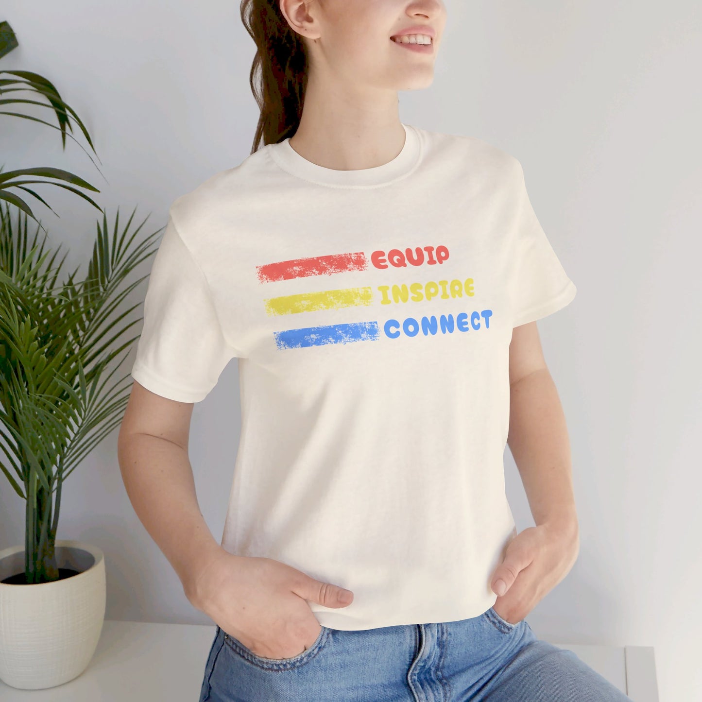 Equip, Inspire, Connect, Unisex T-shirt