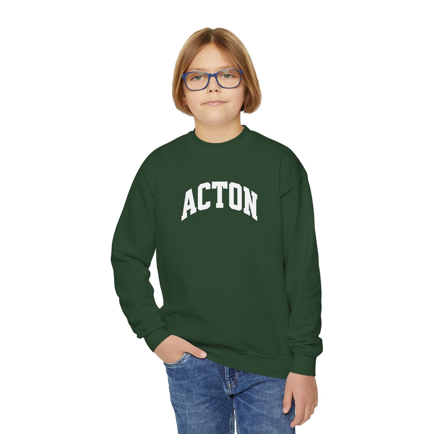 Simple Acton Youth Crewneck Sweatshirt