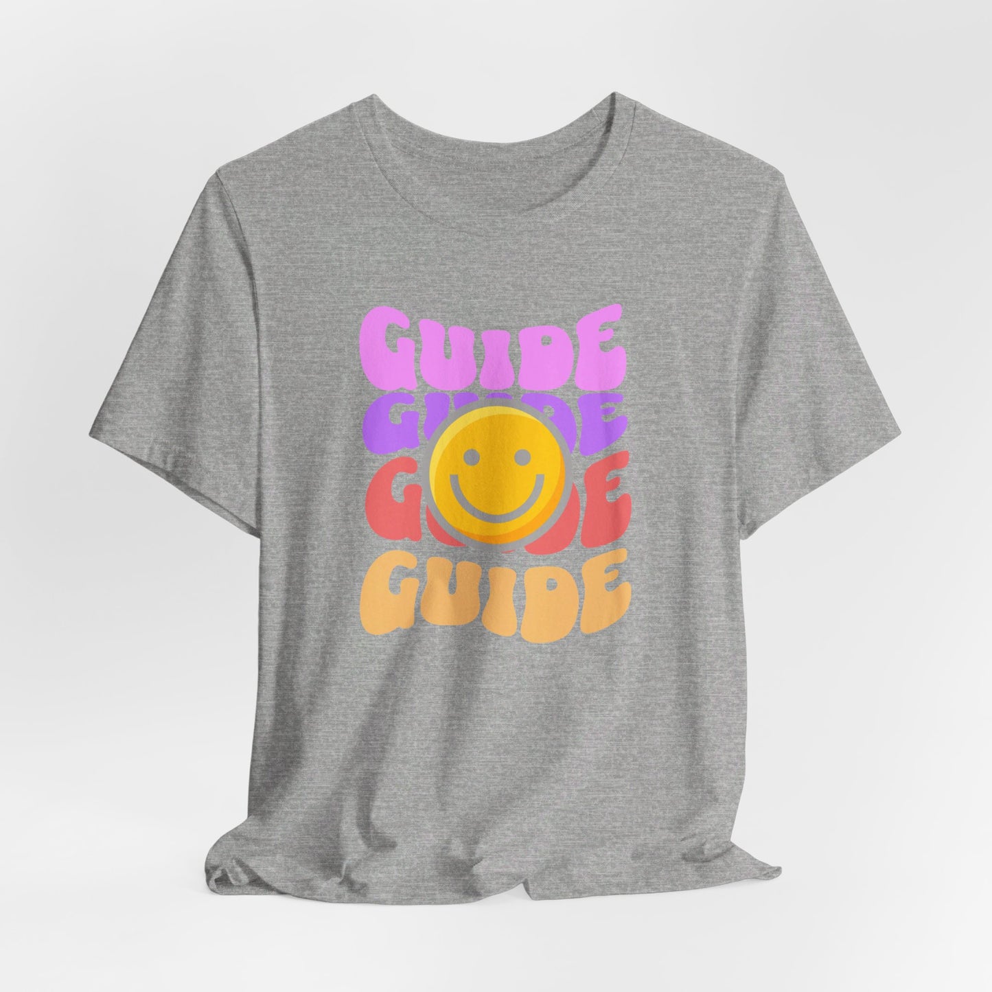 Guide with Smiley face Unisex Jersey Short Sleeve Tee