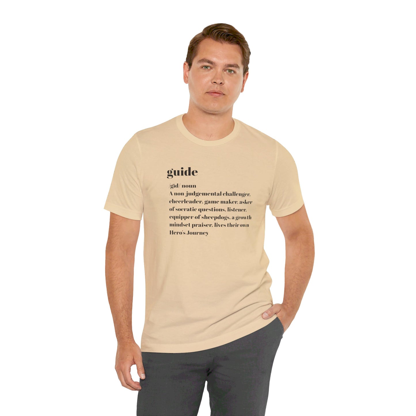 Guide definition Unisex Jersey Short Sleeve Tee