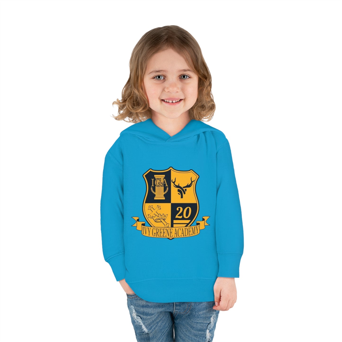Ivy Greene logo Toddler Pullover Fleece Hoodie