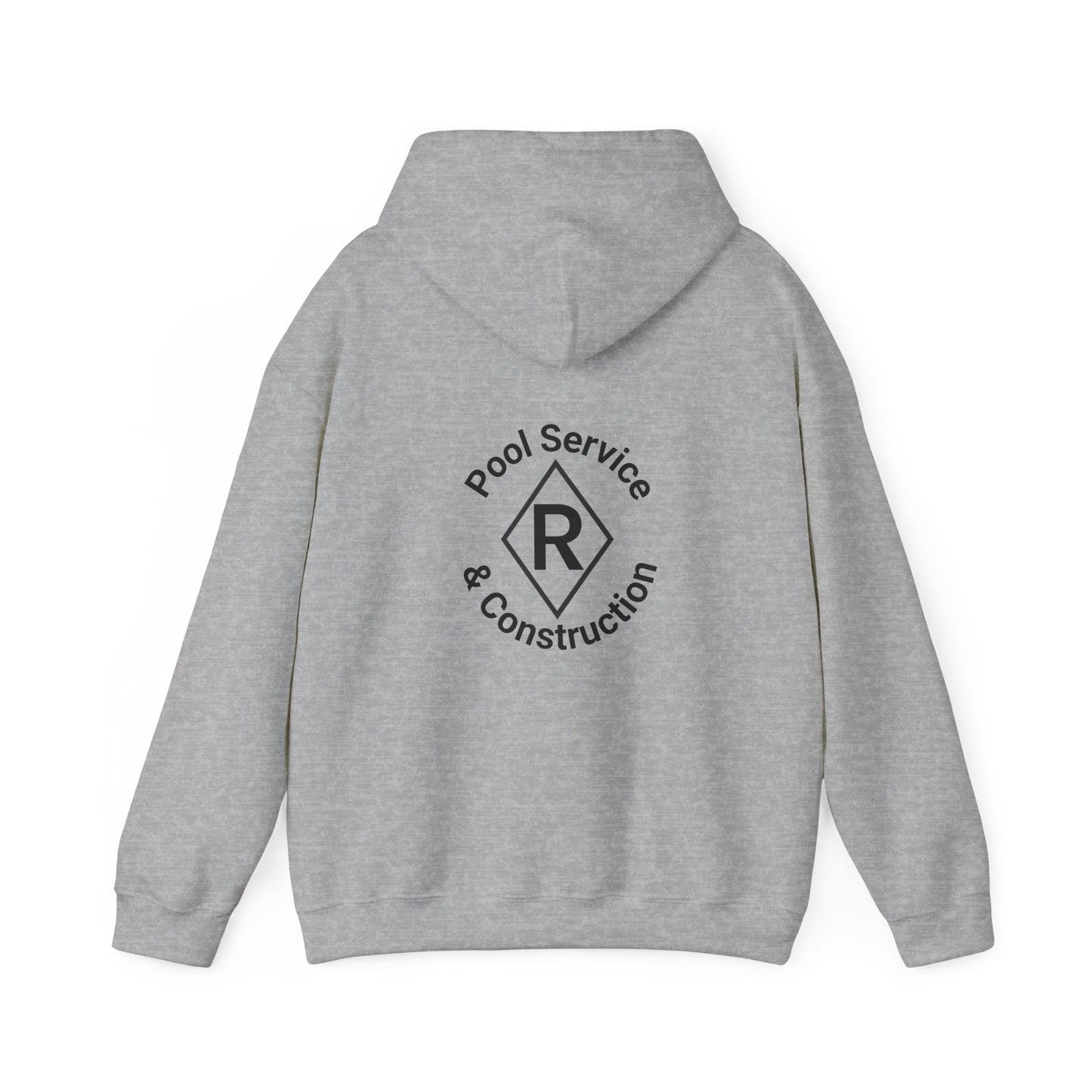 Diamond R Pools White Unisex Heavy Blend™ Hooded Sweatshirt