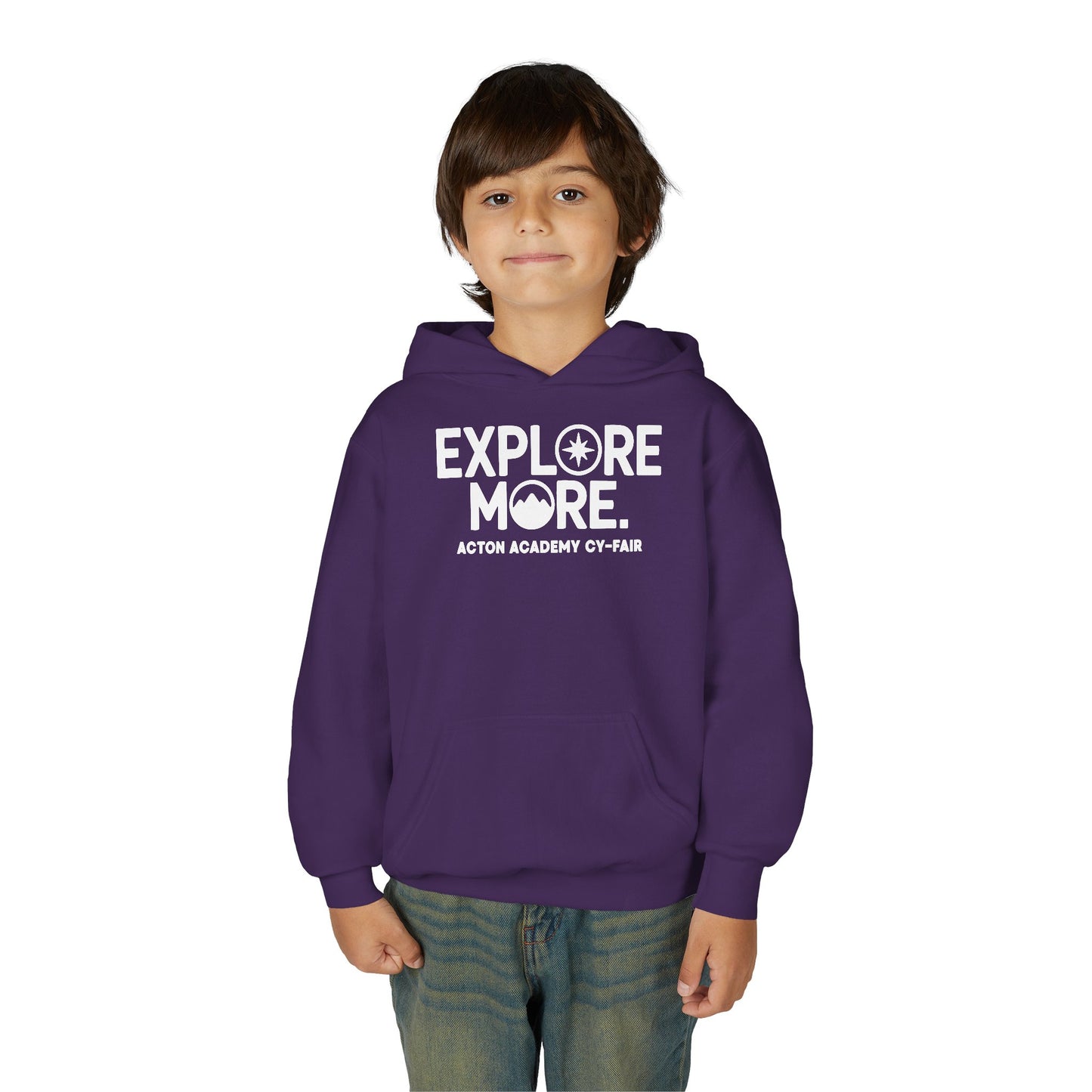 Acton CyFair Youth Heavy Blend Hooded Sweatshirt