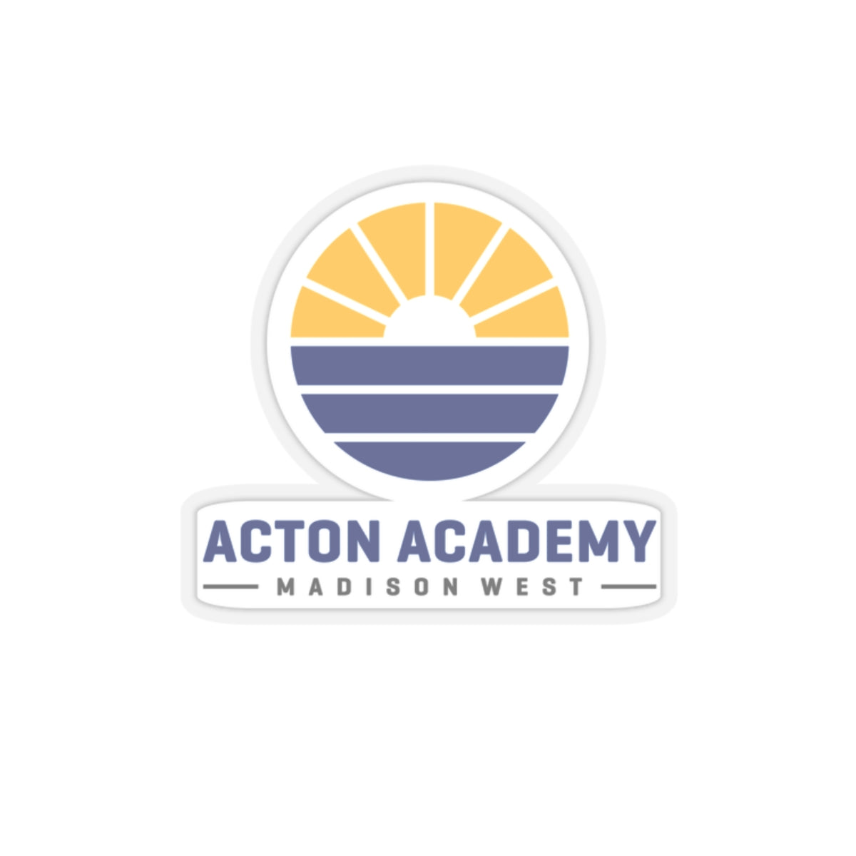 Acton Academy Madison West Kiss-Cut Stickers
