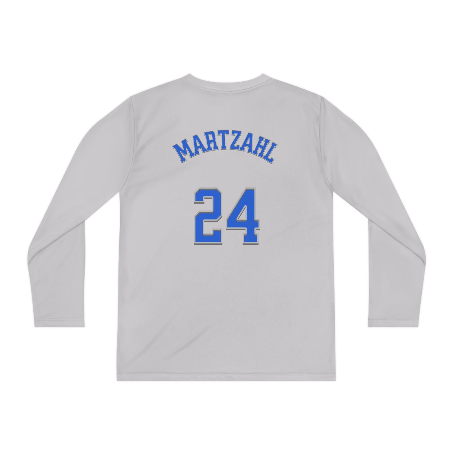 Big Sky with name on back Youth Long Sleeve Competitor Tee