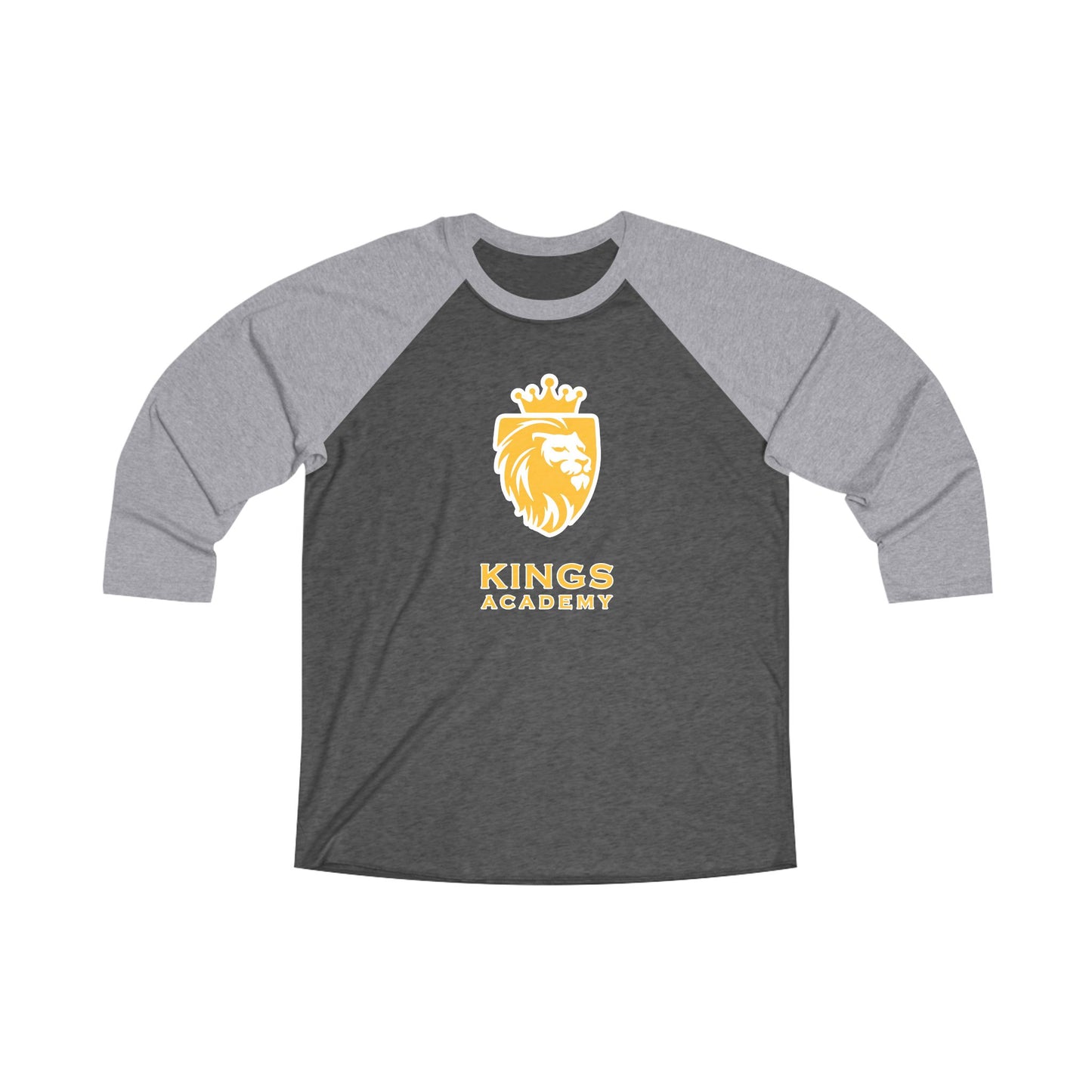 Acton King's Academy Unisex Tri-Blend 3\4 Raglan Tee
