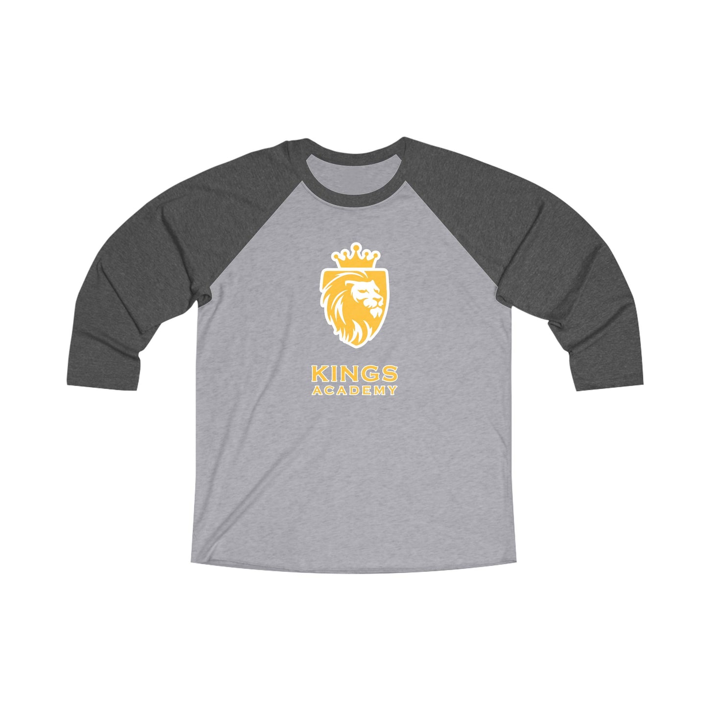 Acton King's Academy Unisex Tri-Blend 3\4 Raglan Tee