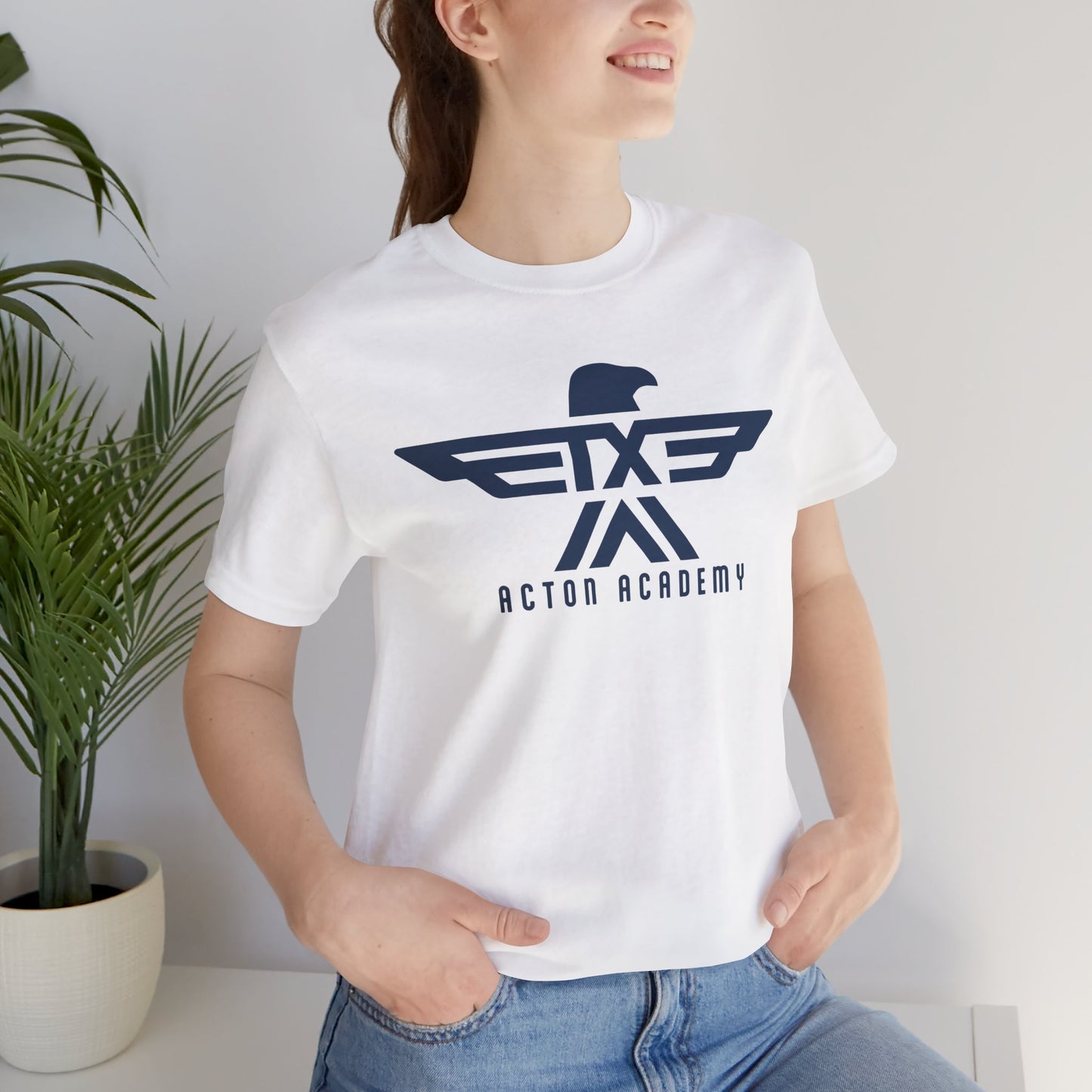 Acton CyFair Retro logo Unisex Jersey Short Sleeve Tee