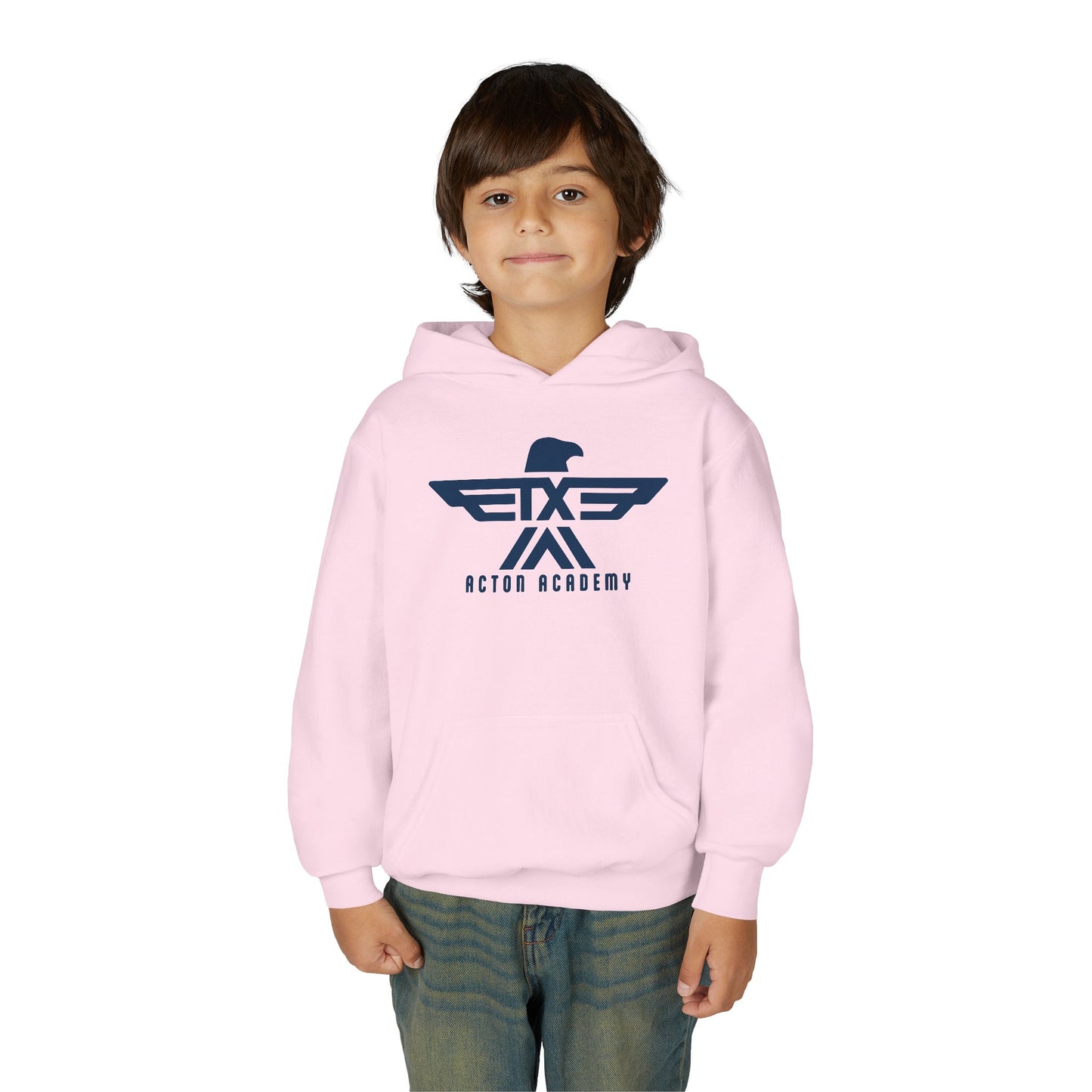 Acton CyFair Retro logo Youth Heavy Blend Hooded Sweatshirt
