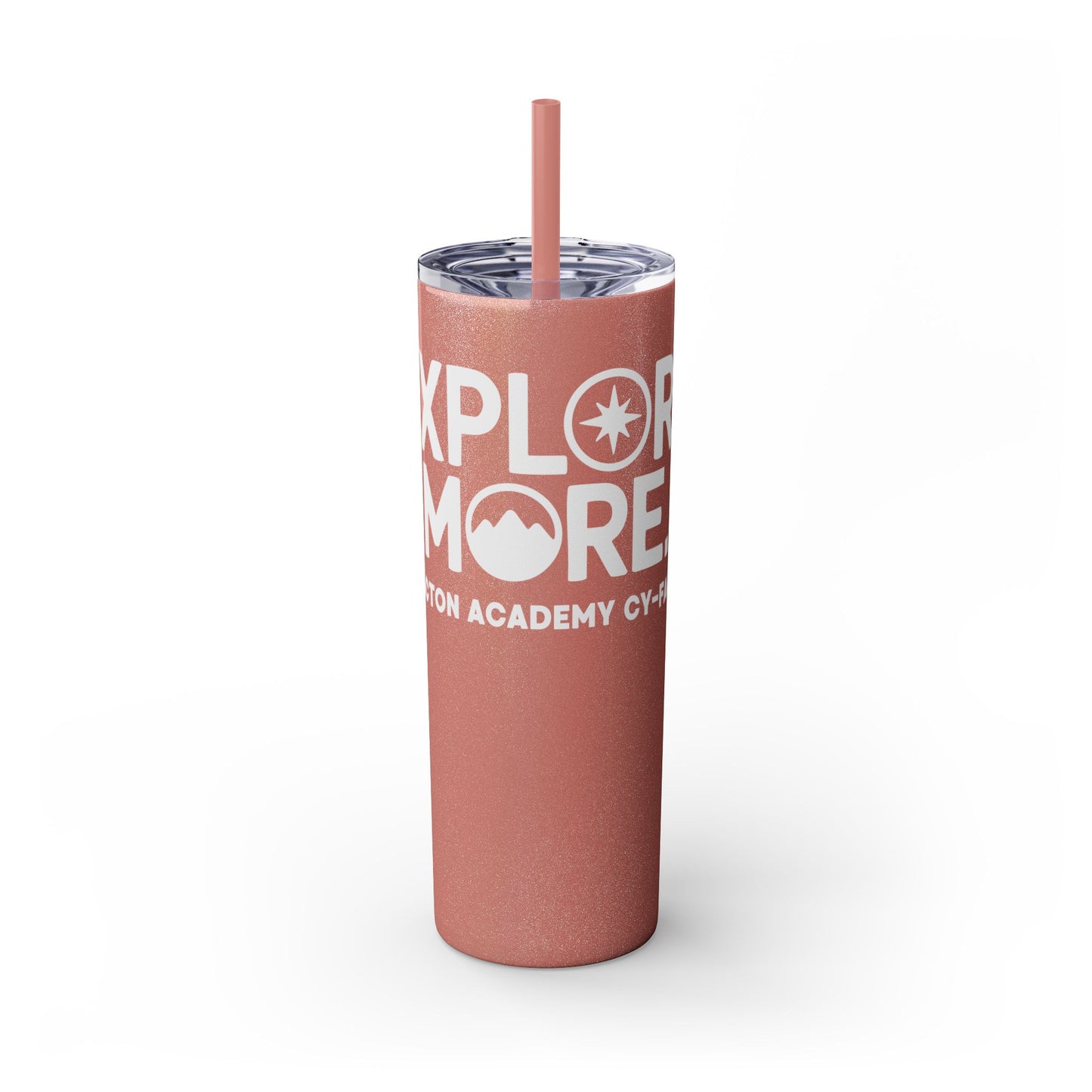 Acton CyFair Skinny Tumbler with Straw, 20oz