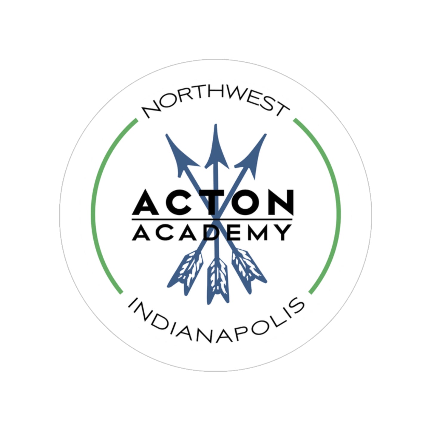 Acton NW Indy Outdoor Stickers, Round, 1pcs