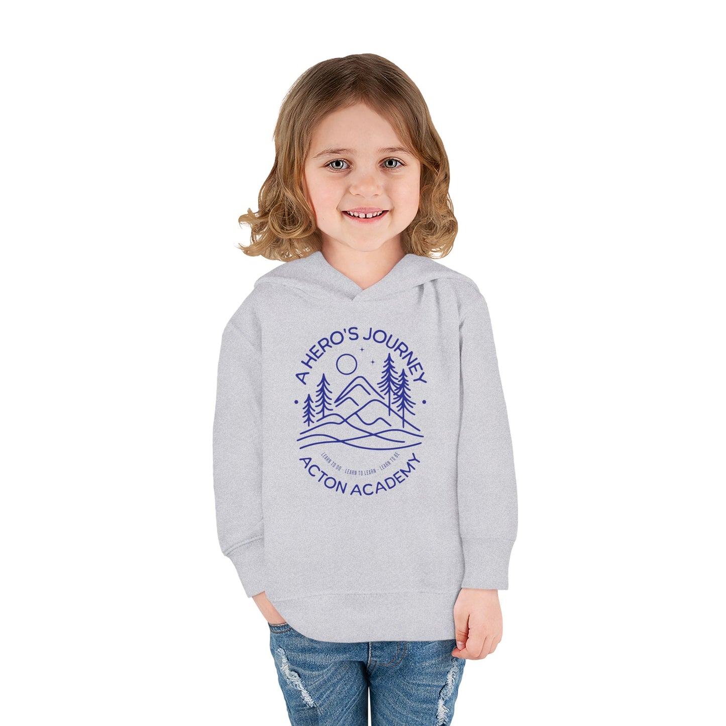 Hero's Journey Line Drawing Toddler Pullover Fleece Hoodie